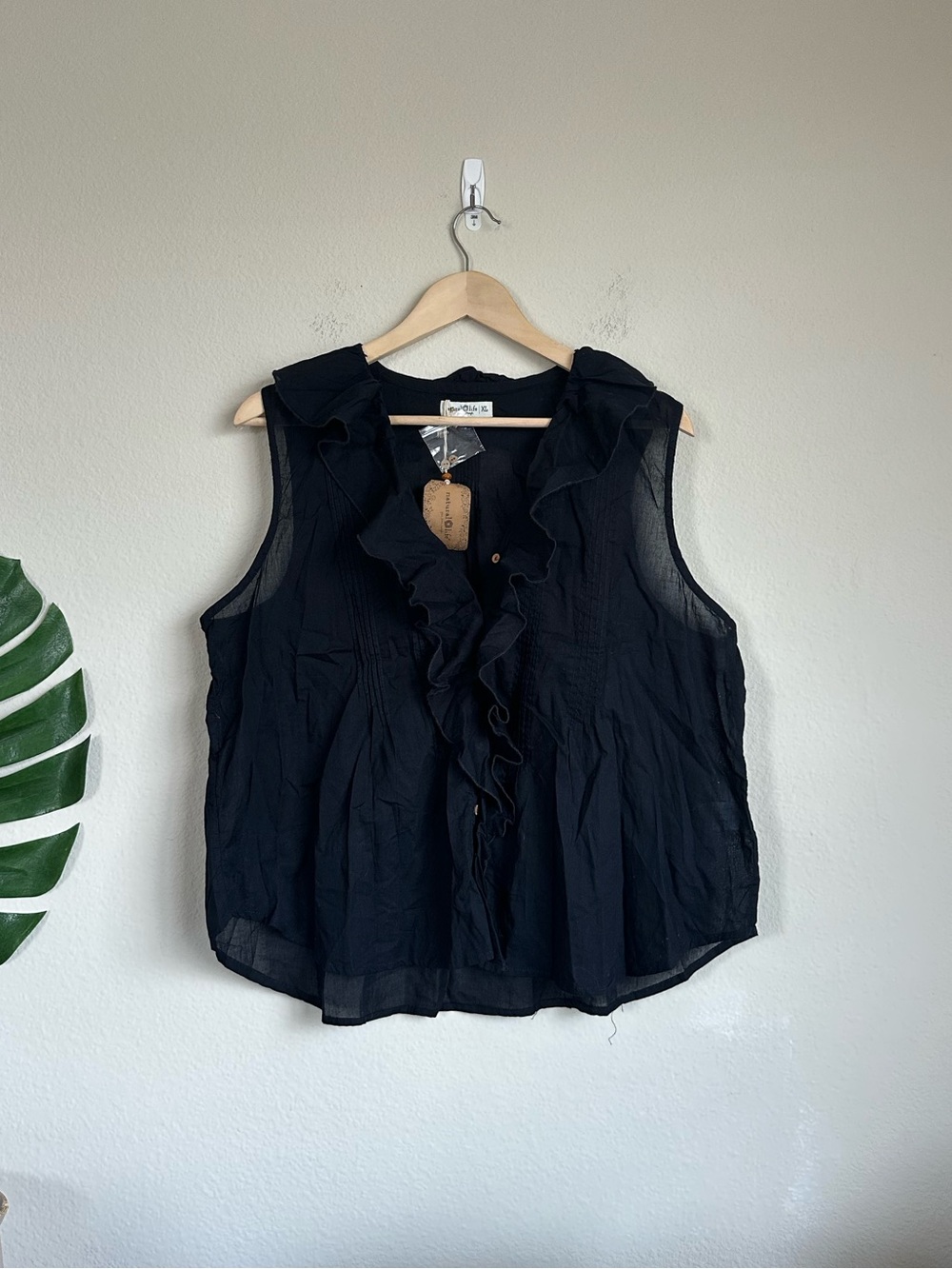 NWT Natural Life My Favorite Sleeveless Cotton Top - Picture 2 of 13